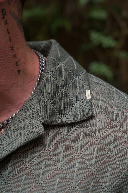 4141 Swaggy Crochet Button Ups (Verde Olivo)