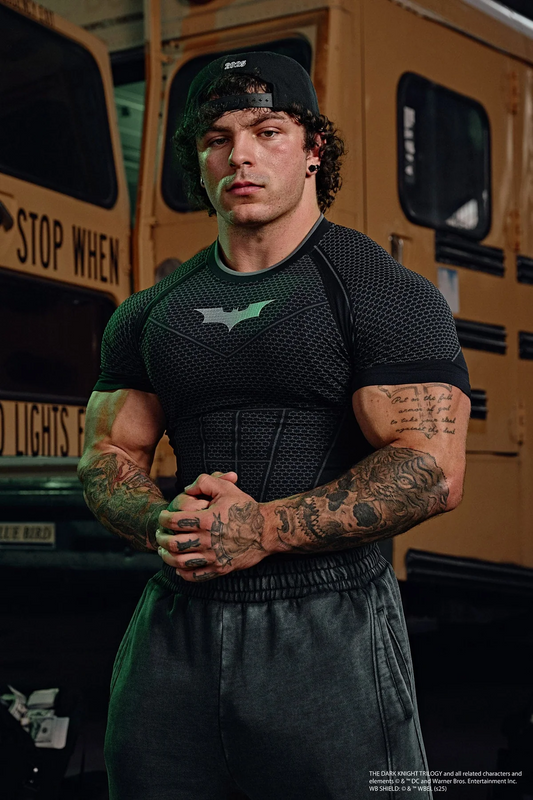 4259 Batman Compression Tees (Negro)