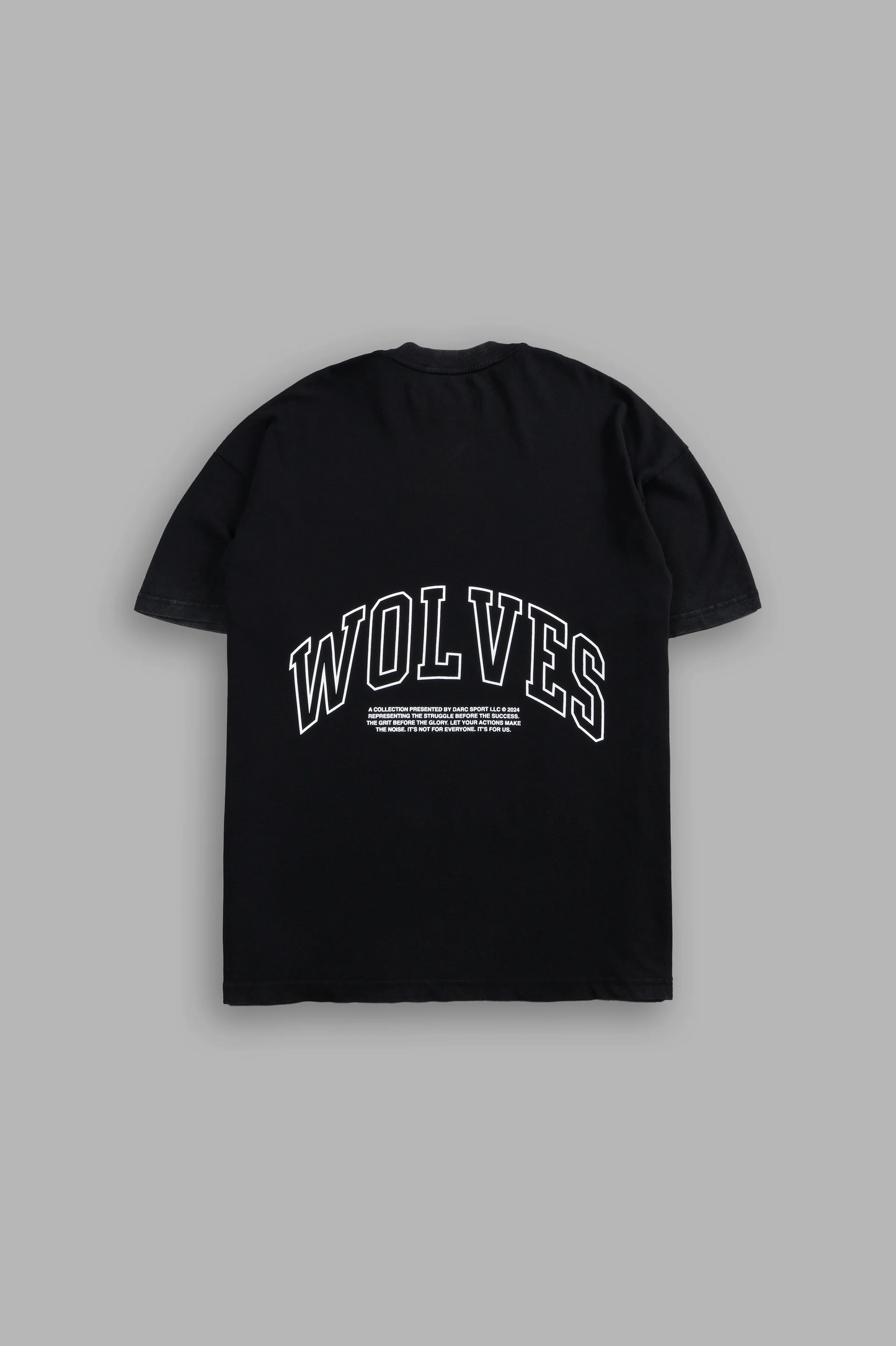 Rock V2 "Premiun" Oversized Tee in Black