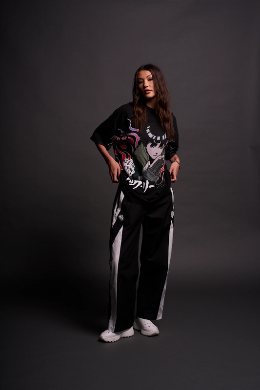 Rock V2 "Premiun" Oversized Tee in Black