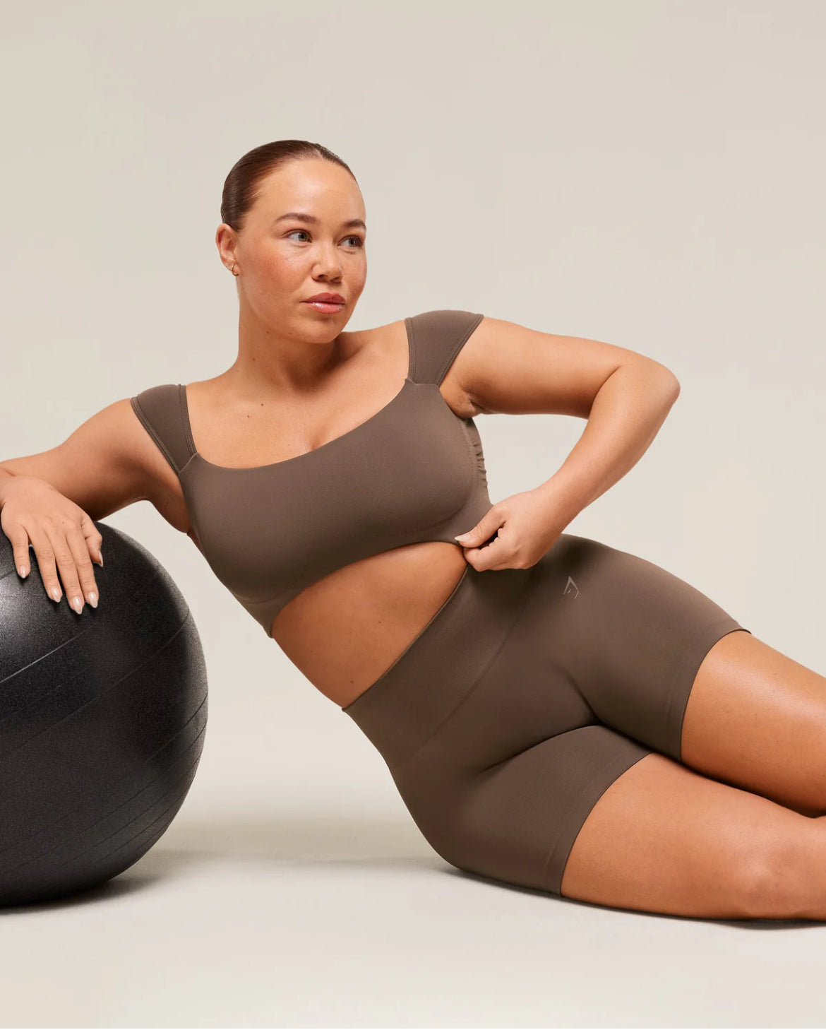 Soft OFT Sculpt Cap Sleeve Bralette (Café)