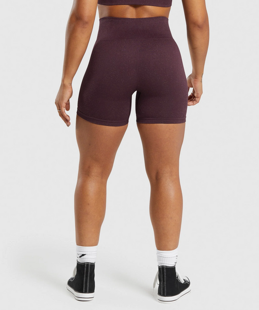 Adapt Fleck Seamless Shorts (Púrpura)