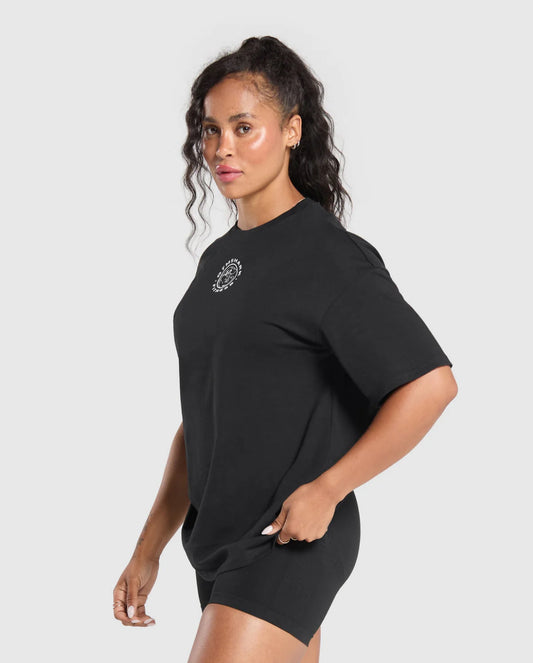 Legacy Oversized T-Shirt (Negro)