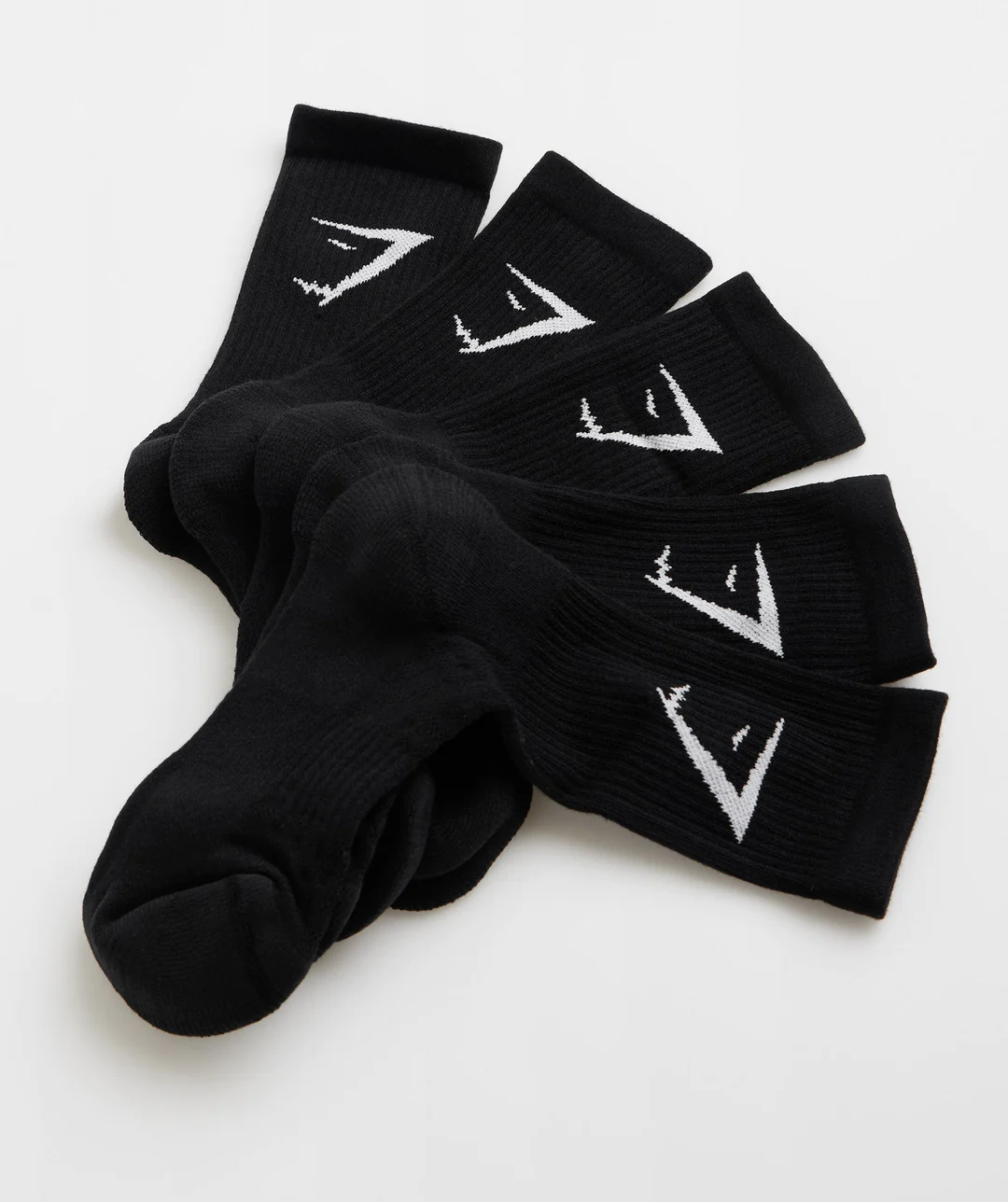 Crew Socks (Blanco, Negro, Gris) descuento automático al comprar 2 pares o más