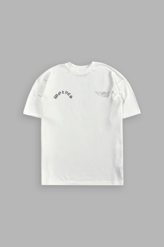 Darc Creed "Premium" Oversized Tee in Cream