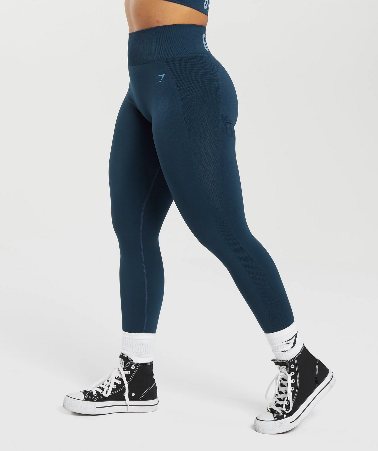 Flex High Waisted Leggings (Azul)