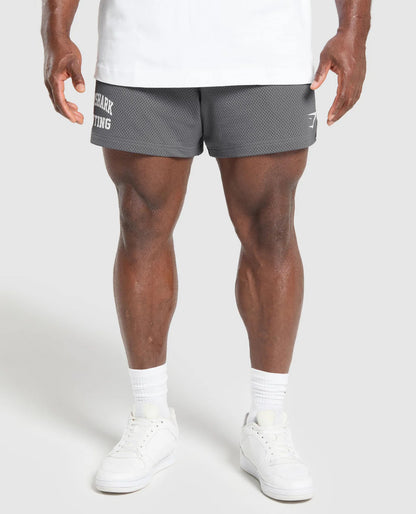 Lift Mesh 5” Shorts (Gris Oscuro)