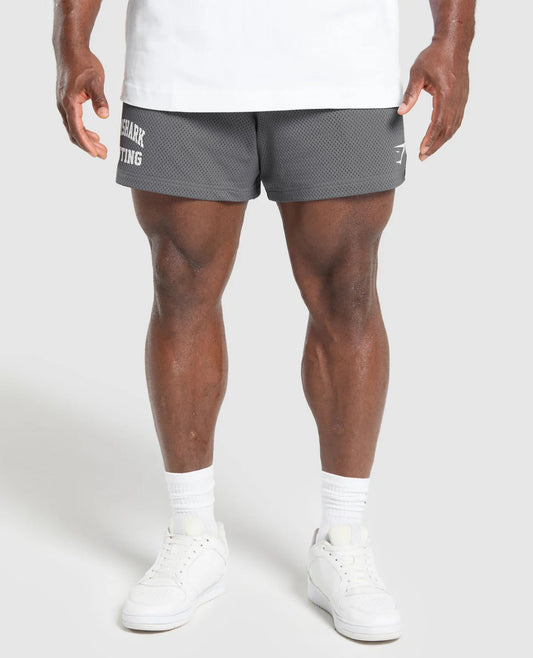Lift Mesh 5” Shorts (Gris Oscuro)