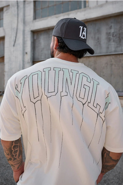 W428 Drip Oversized Tee (Blanco)