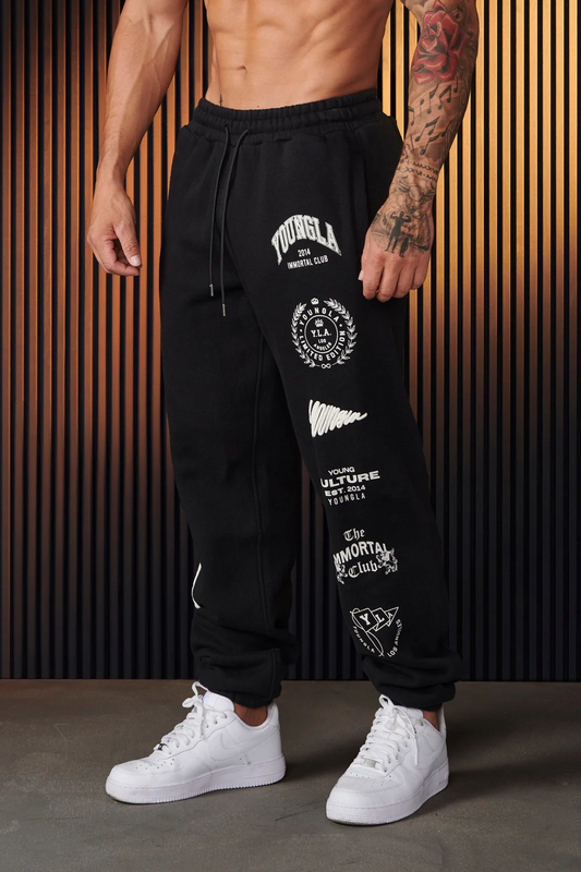 204 Immortal Killer Joggers (Negro)
