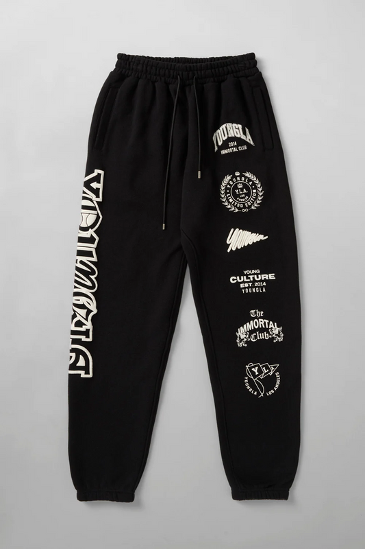 204 Immortal Killer Joggers (Negro)