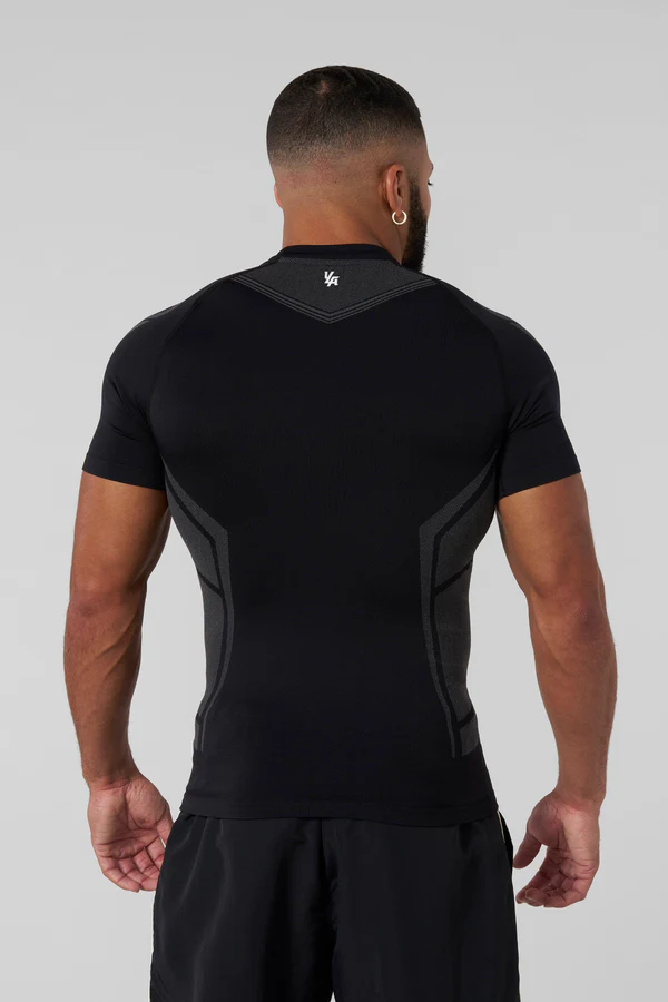 4041 - Warrior Compression Tees (Negro, azul, gris)