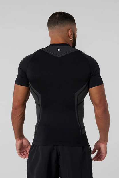 4041 - Warrior Compression Tees (Negro, azul, gris)