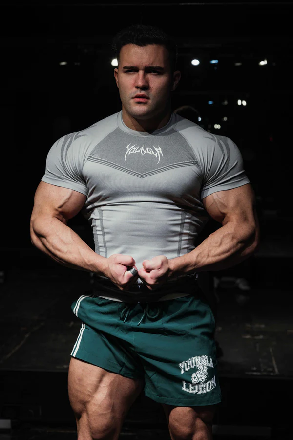 4041 - Warrior Compression Tees (Negro, azul, gris)