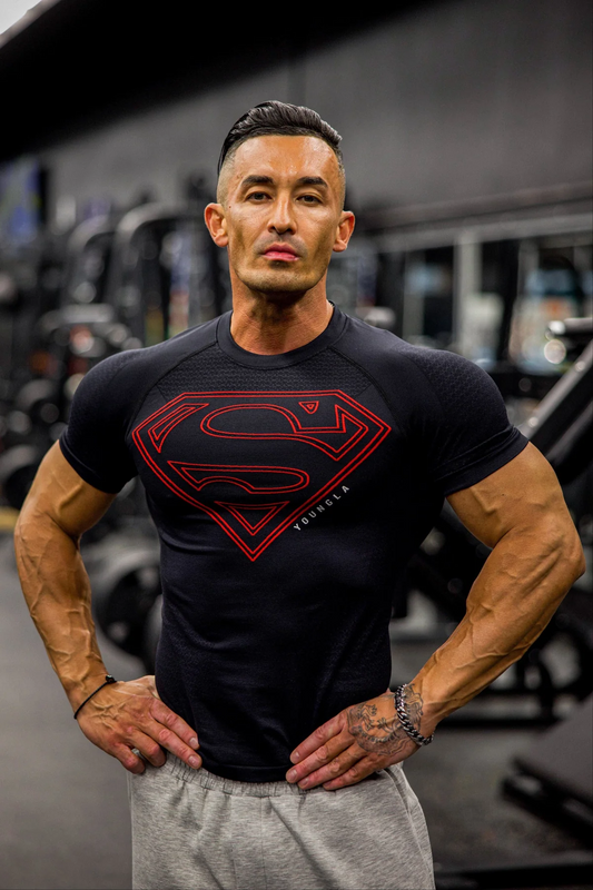 4117 Superman Compression Tees