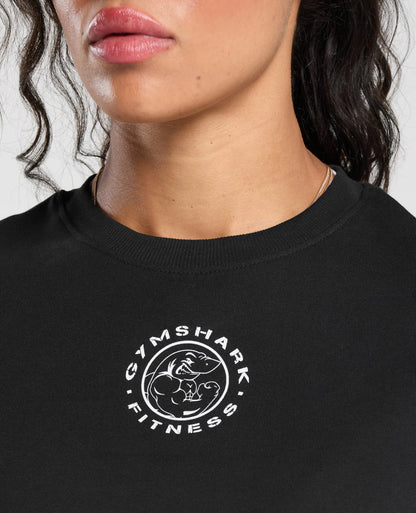 Legacy Oversized T-Shirt (Negro)