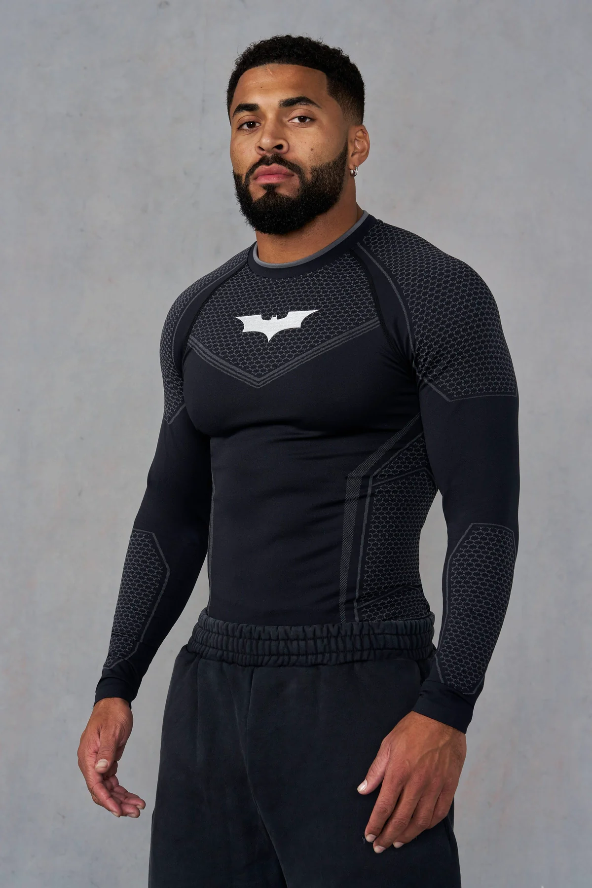 8004  Batman Compression Longsleeves