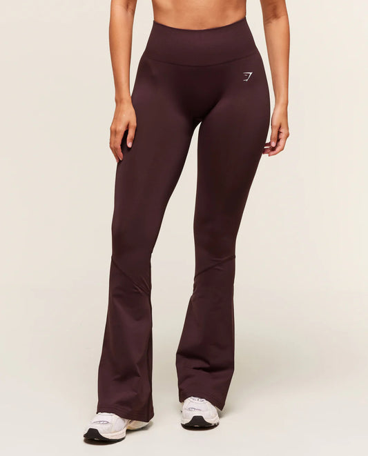 Everyday Seamless Flared Legging (Cherry Purple)