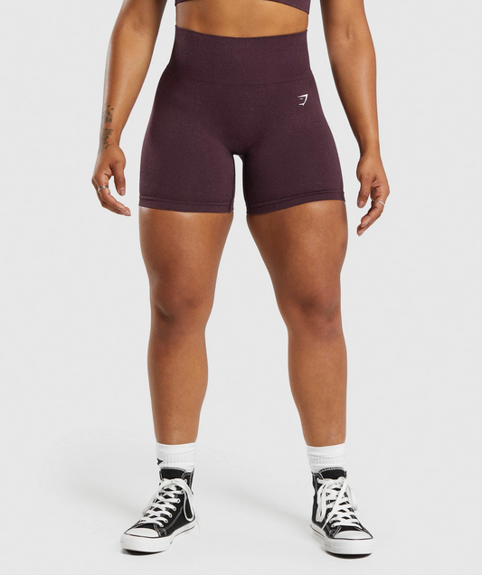 Adapt Fleck Seamless Shorts (Púrpura)