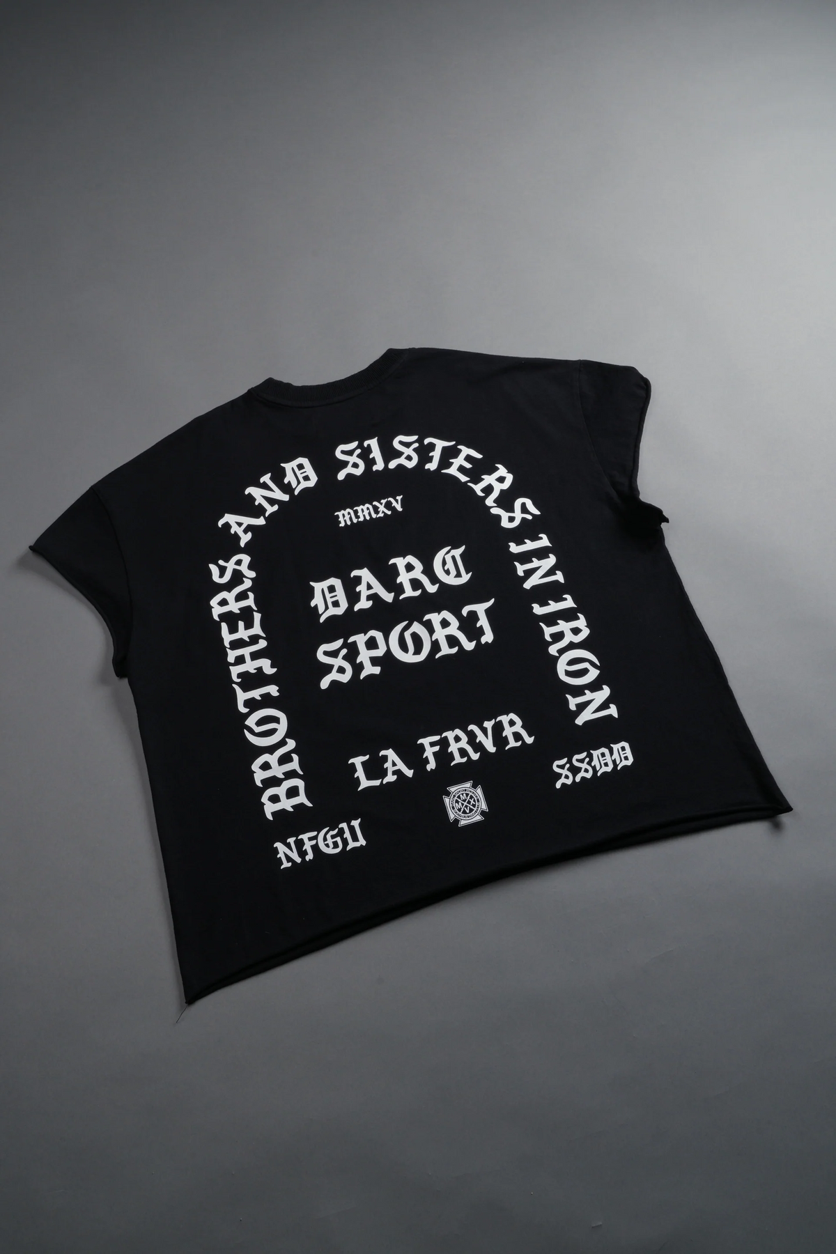 La Cherub Grunge Mid Length Raw Hem Cap Sleeve