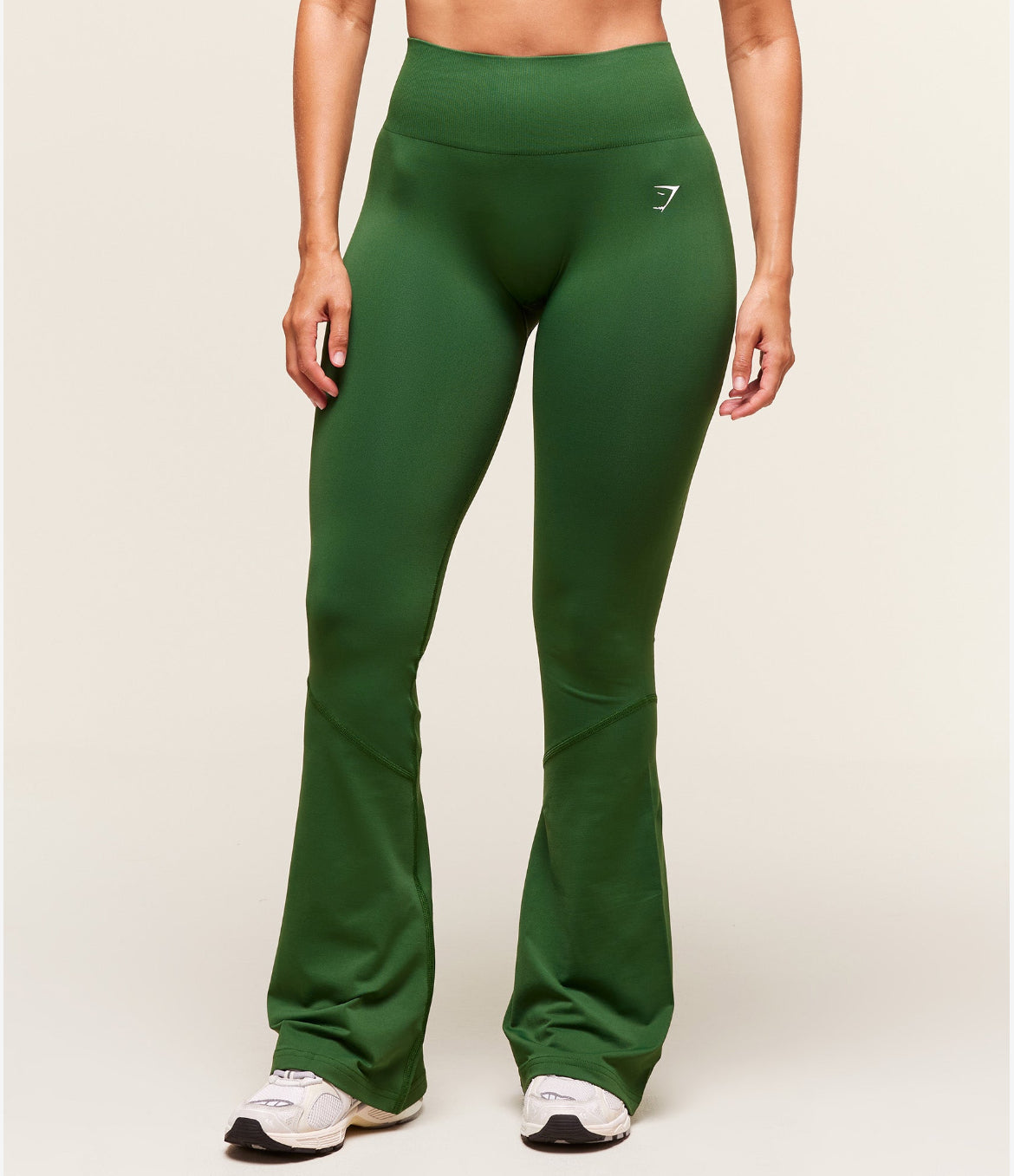 Everyday Seamless Flared Leggings (Verde)