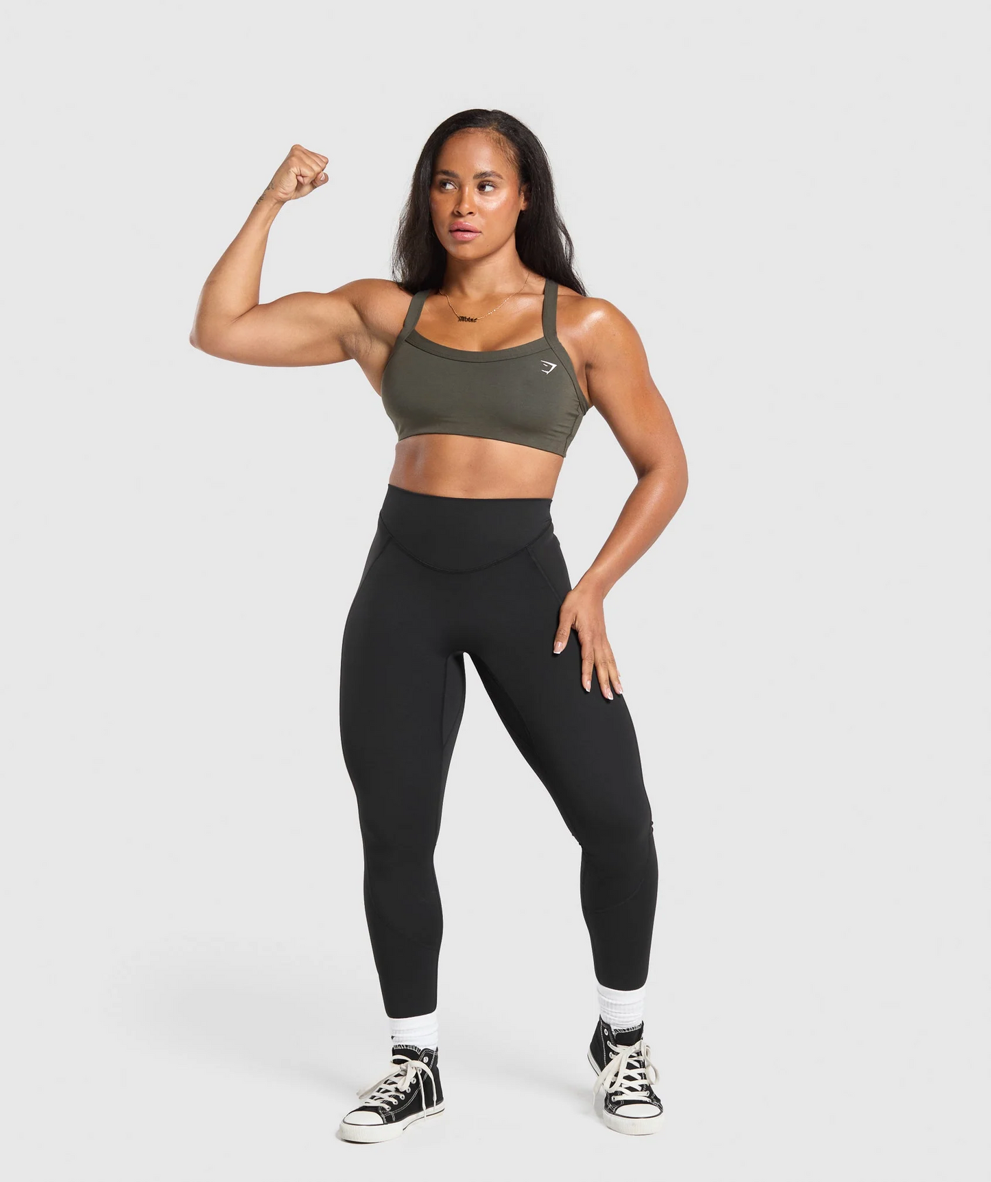 Cotton Lifting Sports Bra (Verde)