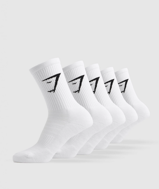 Crew Socks (Blanco, Negro, Gris) descuento automático al comprar 2 pares o más