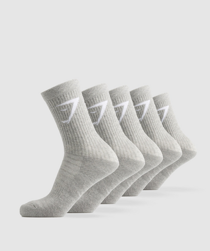 Crew Socks (Blanco, Negro, Gris) descuento automático al comprar 2 pares o más