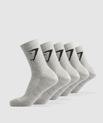 Crew Socks (Blanco, Negro, Gris) descuento automático al comprar 2 pares o más