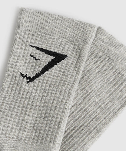 Crew Socks (Blanco, Negro, Gris) descuento automático al comprar 2 pares o más