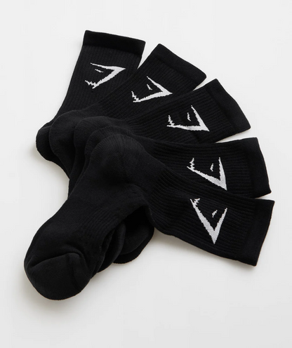 Crew Socks (Blanco, Negro, Gris) descuento automático al comprar 2 pares o más