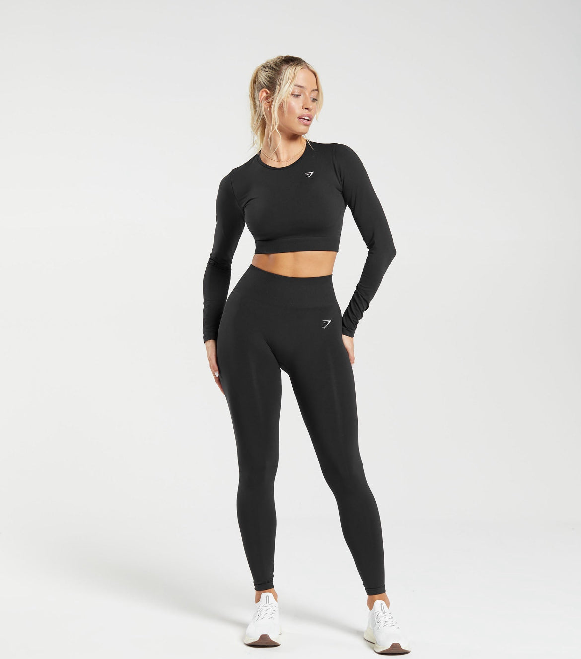 Everyday Seamless Leggings (Negro)