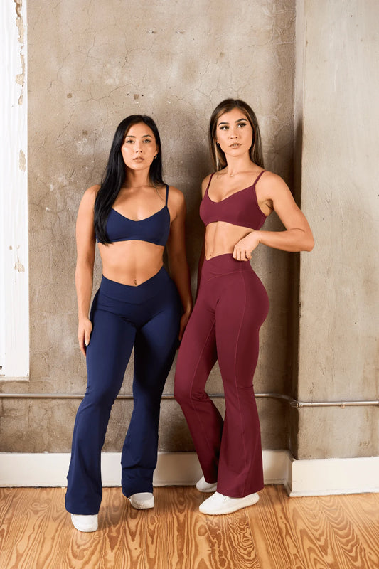 W215 Vital Flared Pants (Borgoña)