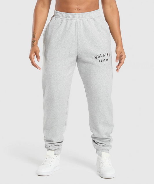 Bulking Season Brushed Joggers (Gris Claro)