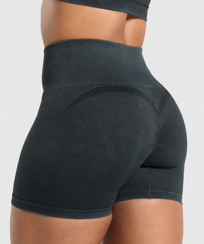 Gains Seamless Washed Shorts (Negro)