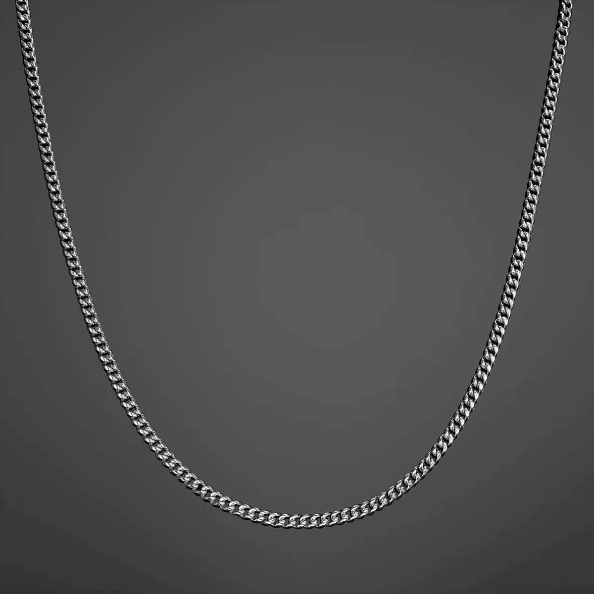 Cuban Link 3mm - Silver RG134