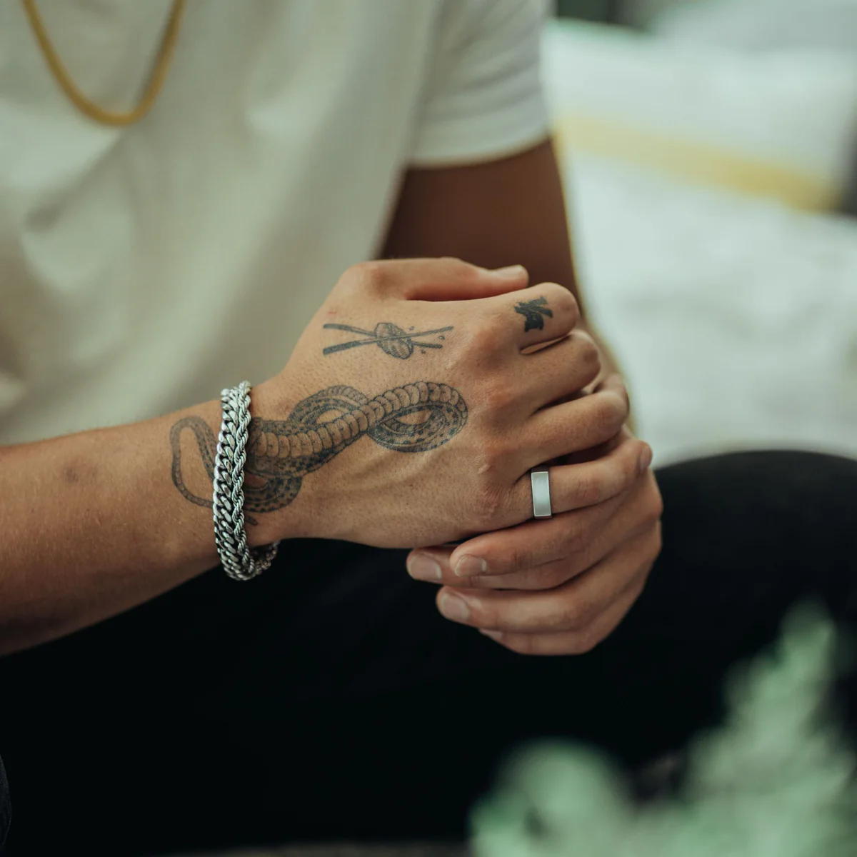 The Cuban Bracelet 8mm - Silver RG321