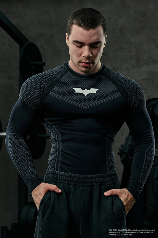 8004  Batman Compression Longsleeves